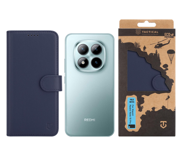 Tactical Field Notes pro Xiaomi Redmi Note 15 Pro 5G Blue - 1513983 - zdjęcie 3